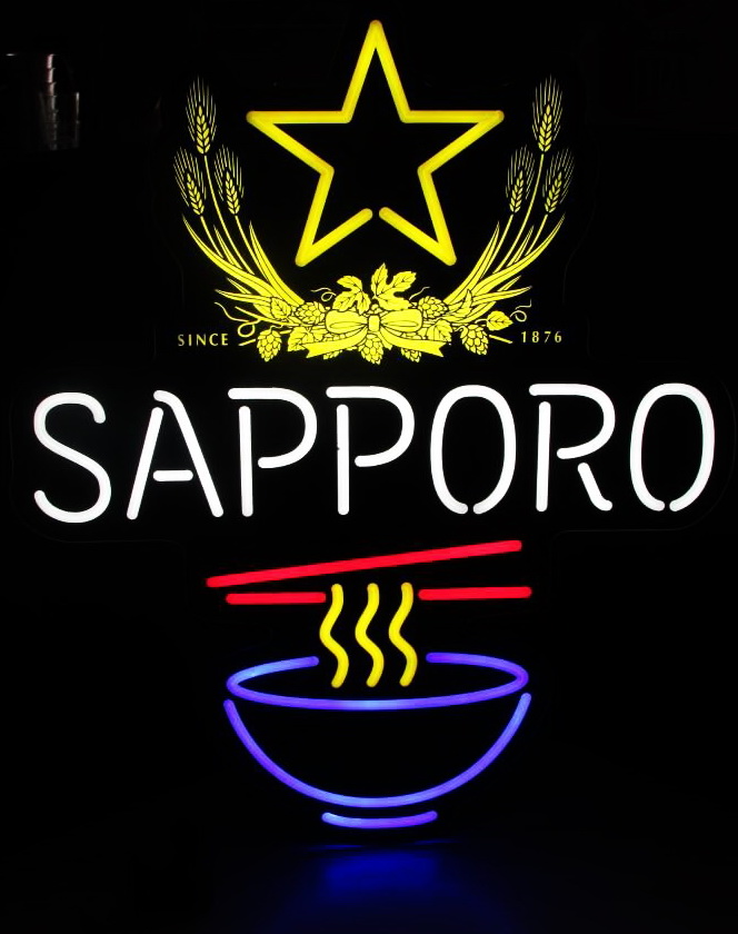 Sapporo Bowl Neon Sign